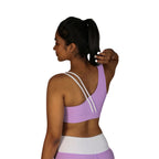 Wave Athleisure Offset Sports Bra