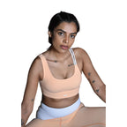 Wave Athleisure Offset Sports Bra