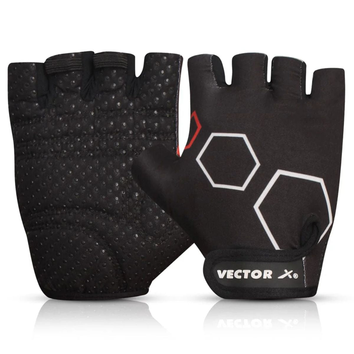 Vector X VX-300 Hexa Gym Fingerless Gloves