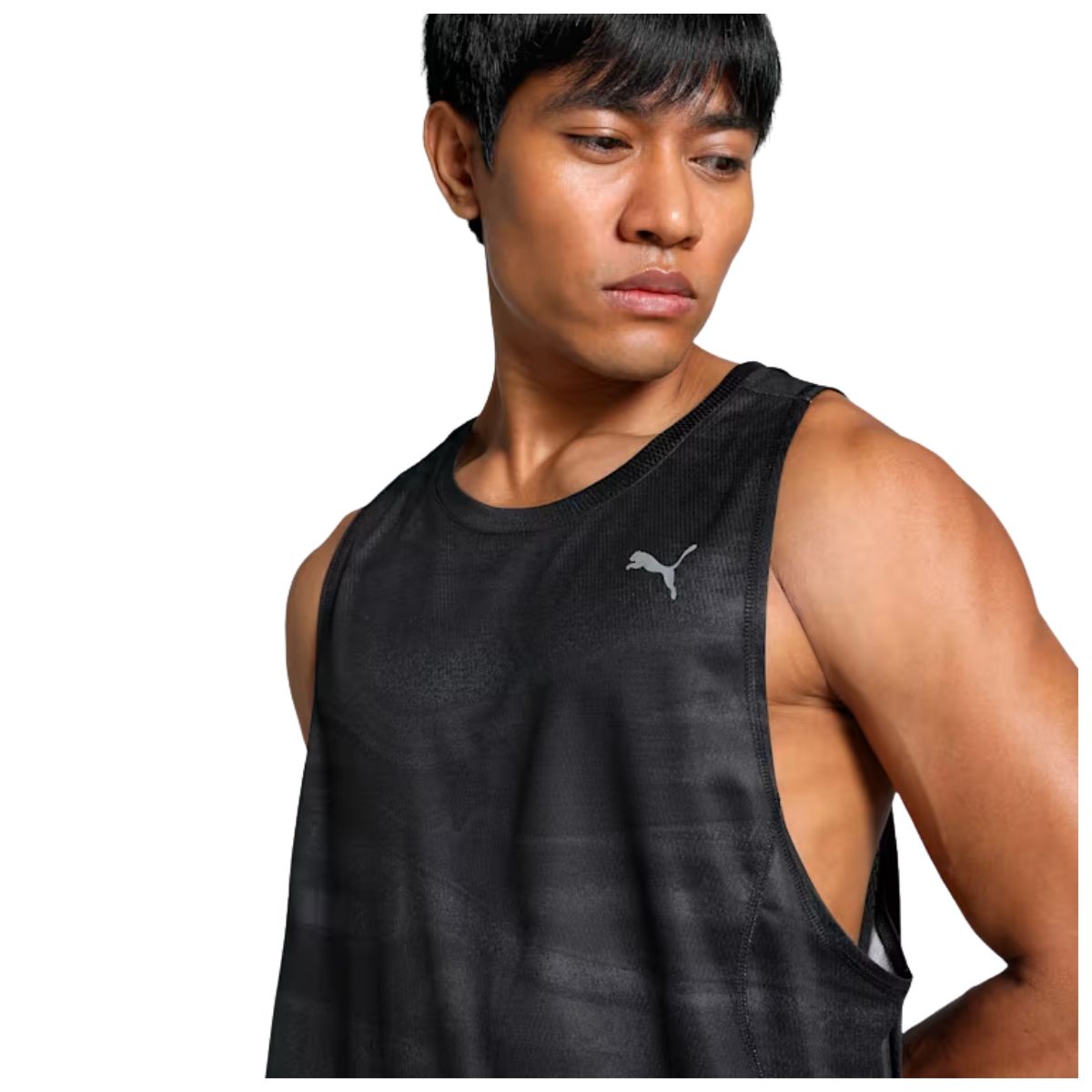 Puma Velocity All-Over Print Men's Running Tank(Polyblend)
