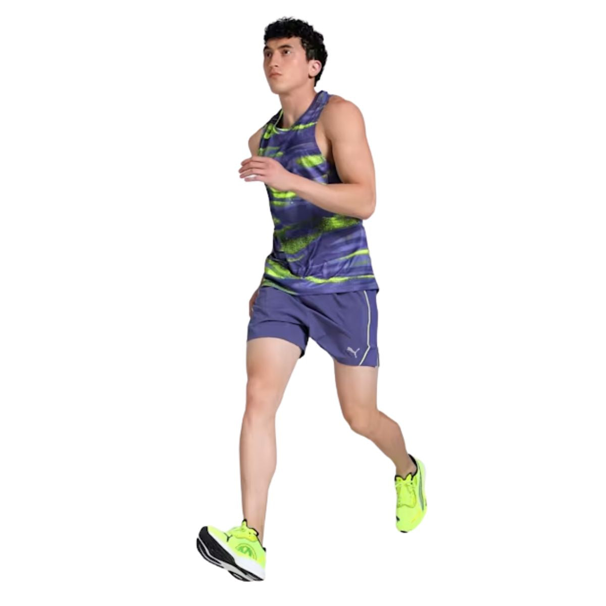 Puma Velocity All-Over Print Men's Running Tank(Polyblend)