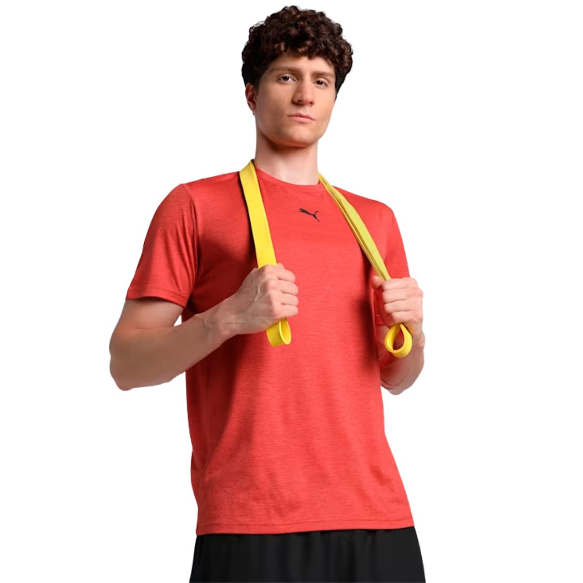 Puma Men's Train All Day Heather Cat Training Tee