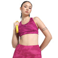 Puma Women's 4 Keeps Moisture-Wicking Printed Bra