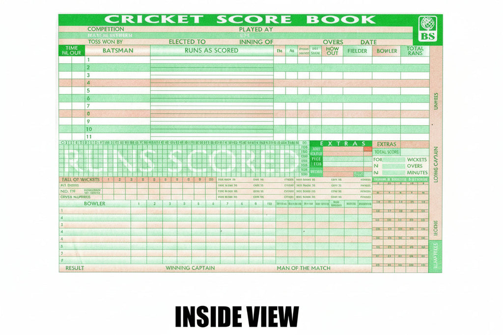 Mikado Cricket Score Book
