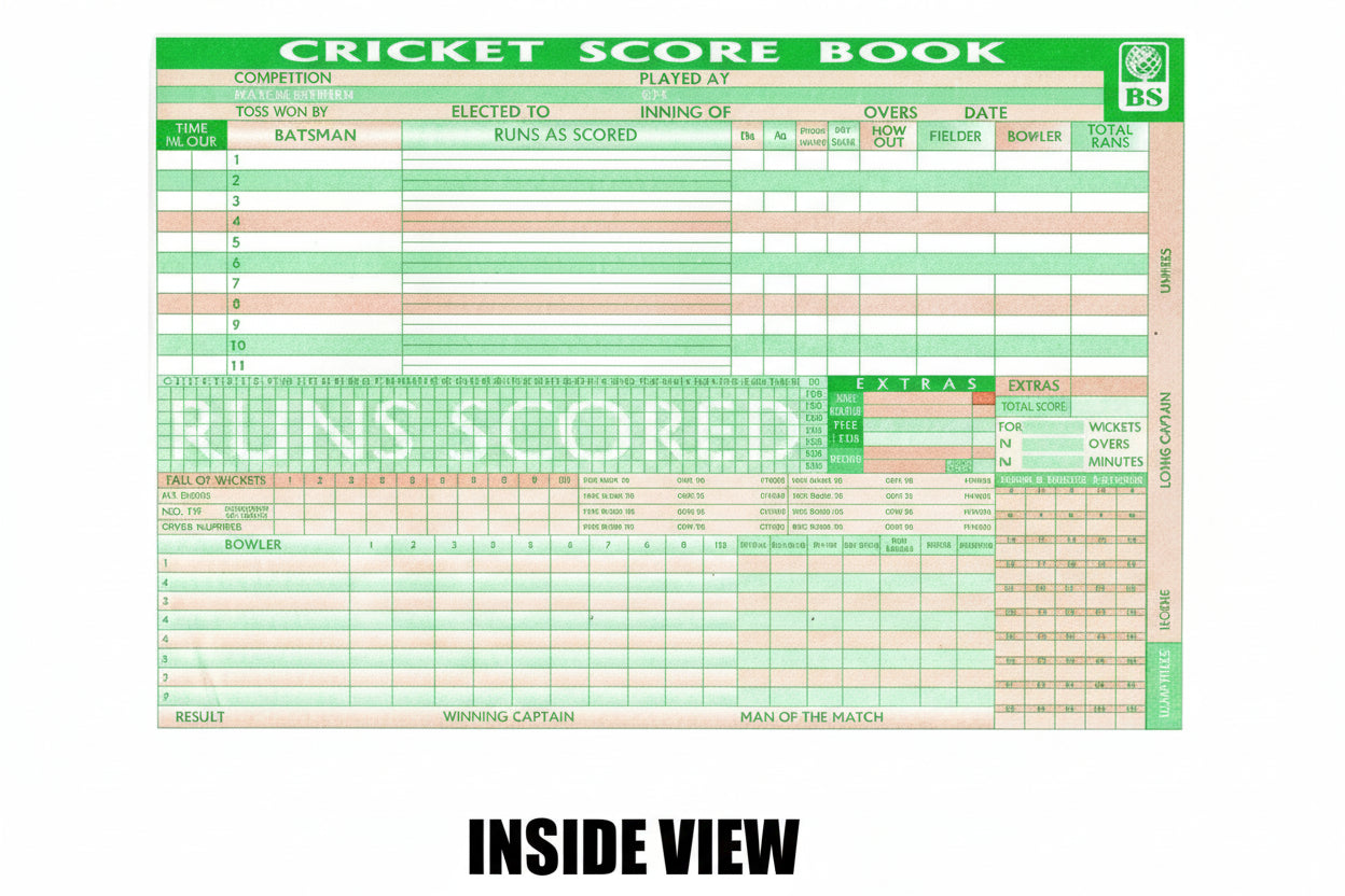 Mikado Cricket Score Book