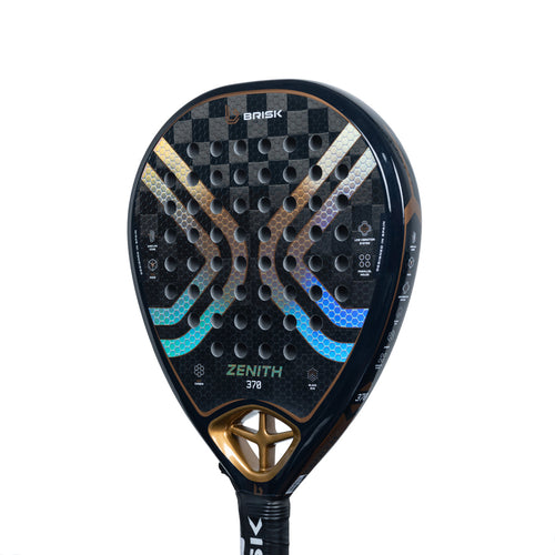 Brisk Zenith 370 Gms Padel Racquet (Designed in Spain)