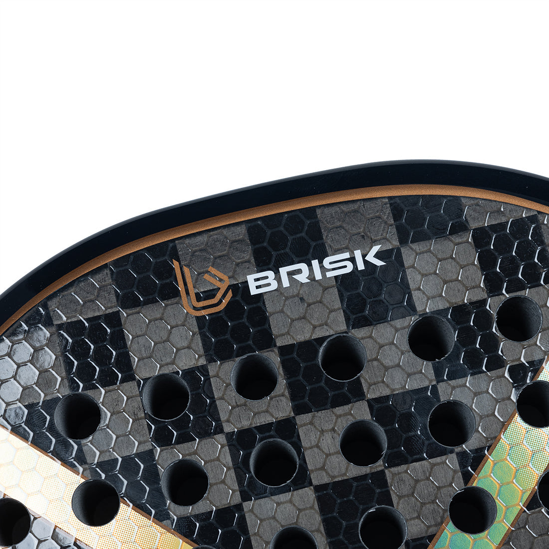Brisk Zenith 370 Gms Padel Racquet (Designed in Spain)
