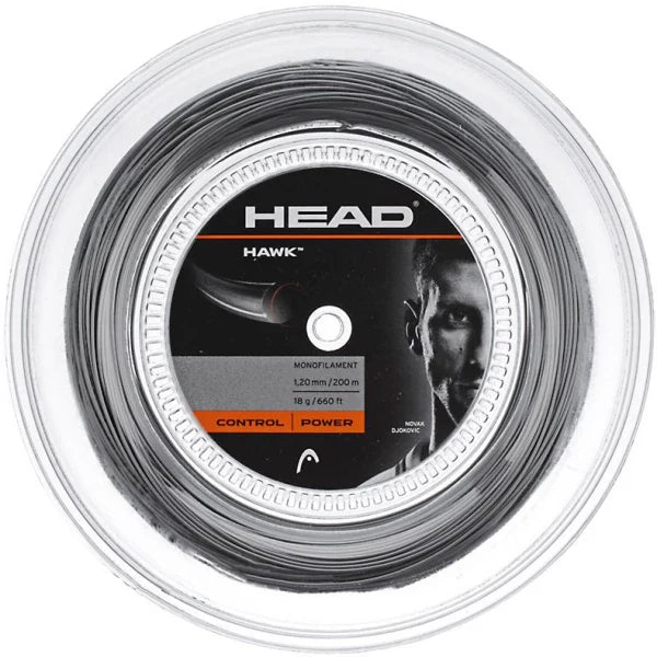 Head Hawk Touch 200MTR Tennis String (18 racket can be strung)