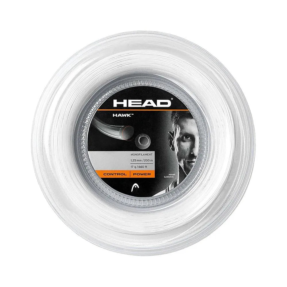 Head Hawk Touch 200MTR Tennis String (18 racket can be strung)