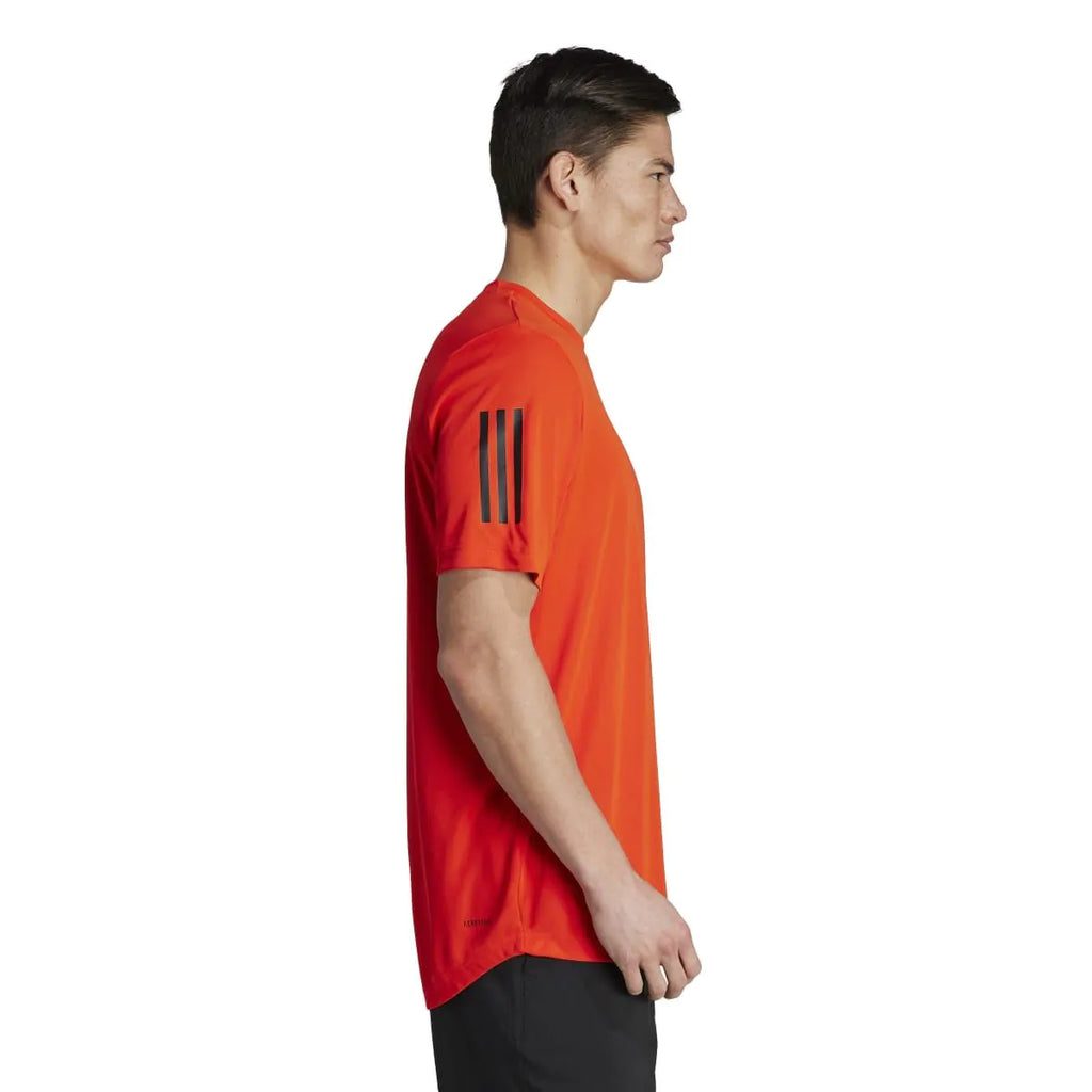 Adidas Club 3 Stripes Tee Running Apparel