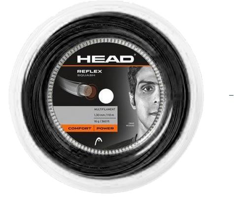 Head Reflex 16L Squash String (18 racket can be strung)