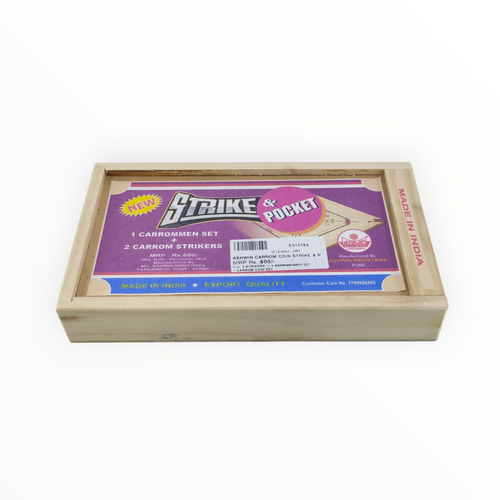 Ashwin Carrom Coin Strike & Pocker