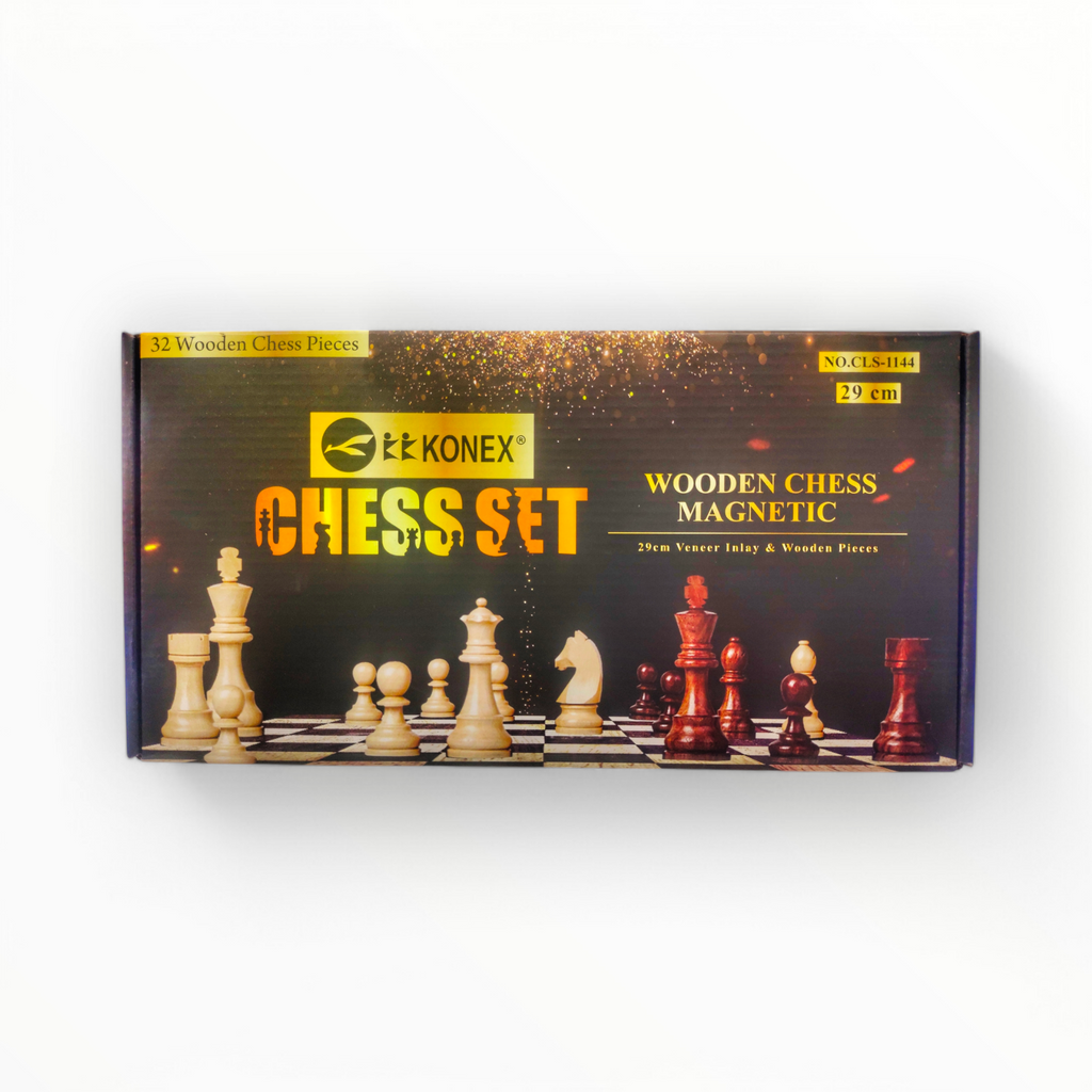 Konex Wooden Magnetic Chess Board