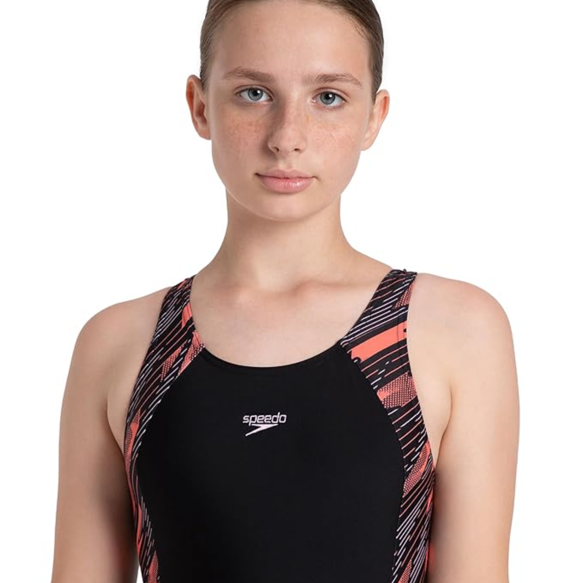 Speedo Jf Hypbm Sp Msbk Lsuit Swimming Costume(Girls)