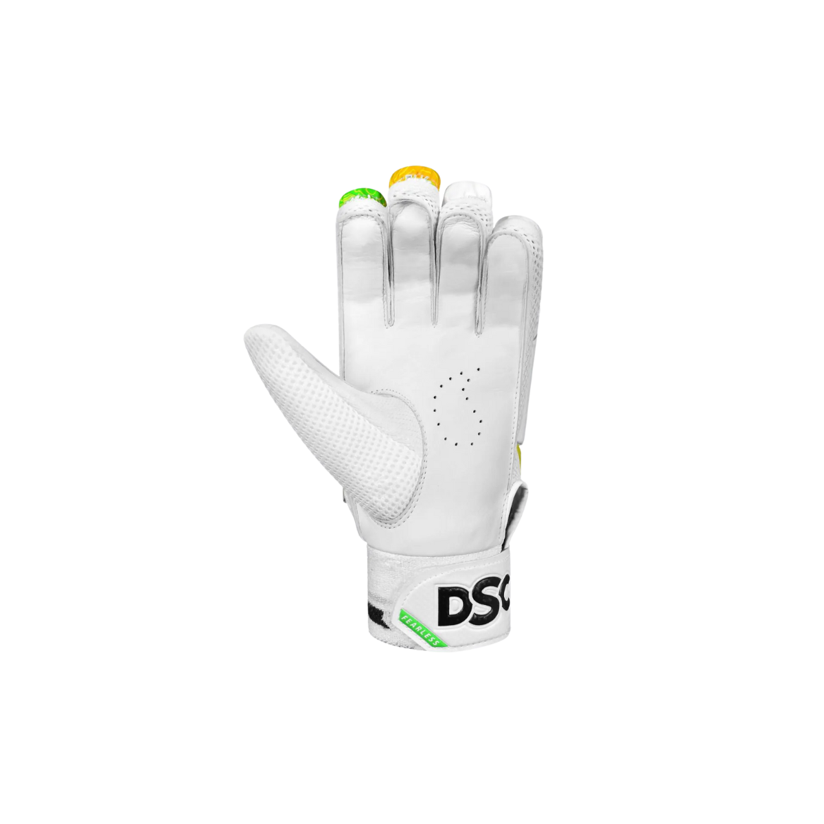 DSC Attitude Grn/Ylw 2024 Cricket Batting Gloves