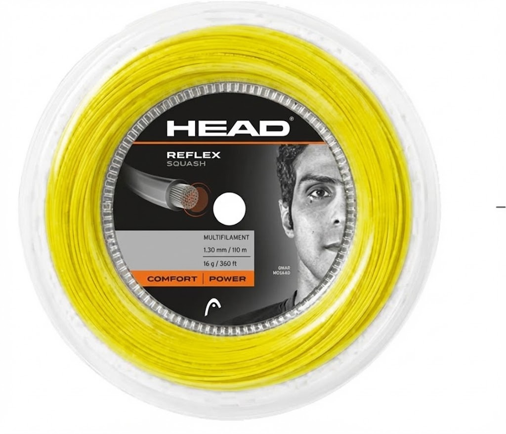 Head Reflex 16L Squash String (18 racket can be strung)