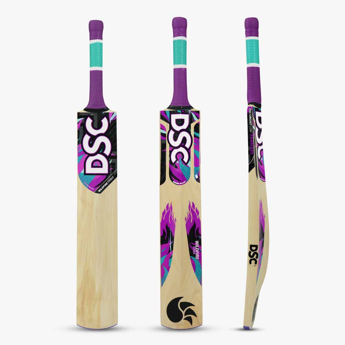 DSC Wildfire Ember Kashmir Willow Cricket Bat (Tennis)
