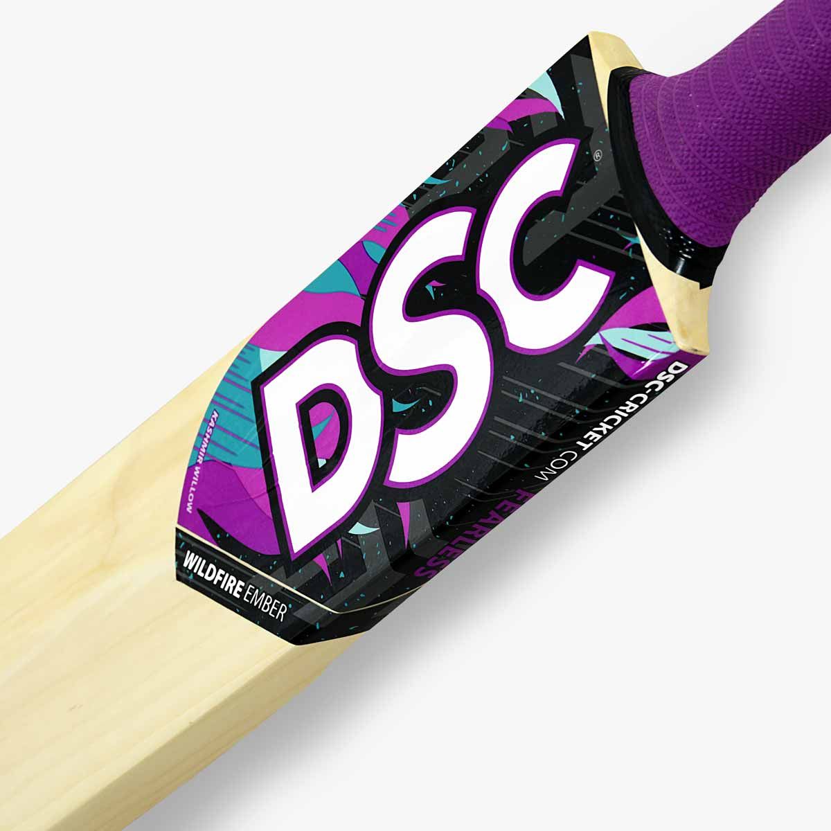 DSC Wildfire Ember Kashmir Willow Cricket Bat (Tennis)
